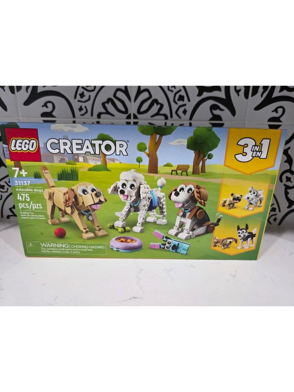 New Sealed LEGO Creator 3-in-1 Adorable Dogs Building Toy Set 31137